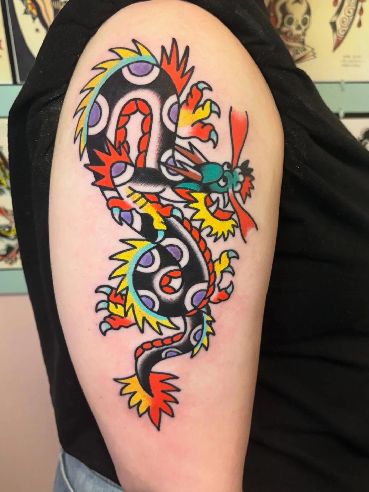 Thank you Frannie
Done today at @good.omen.tattoo 🕉️