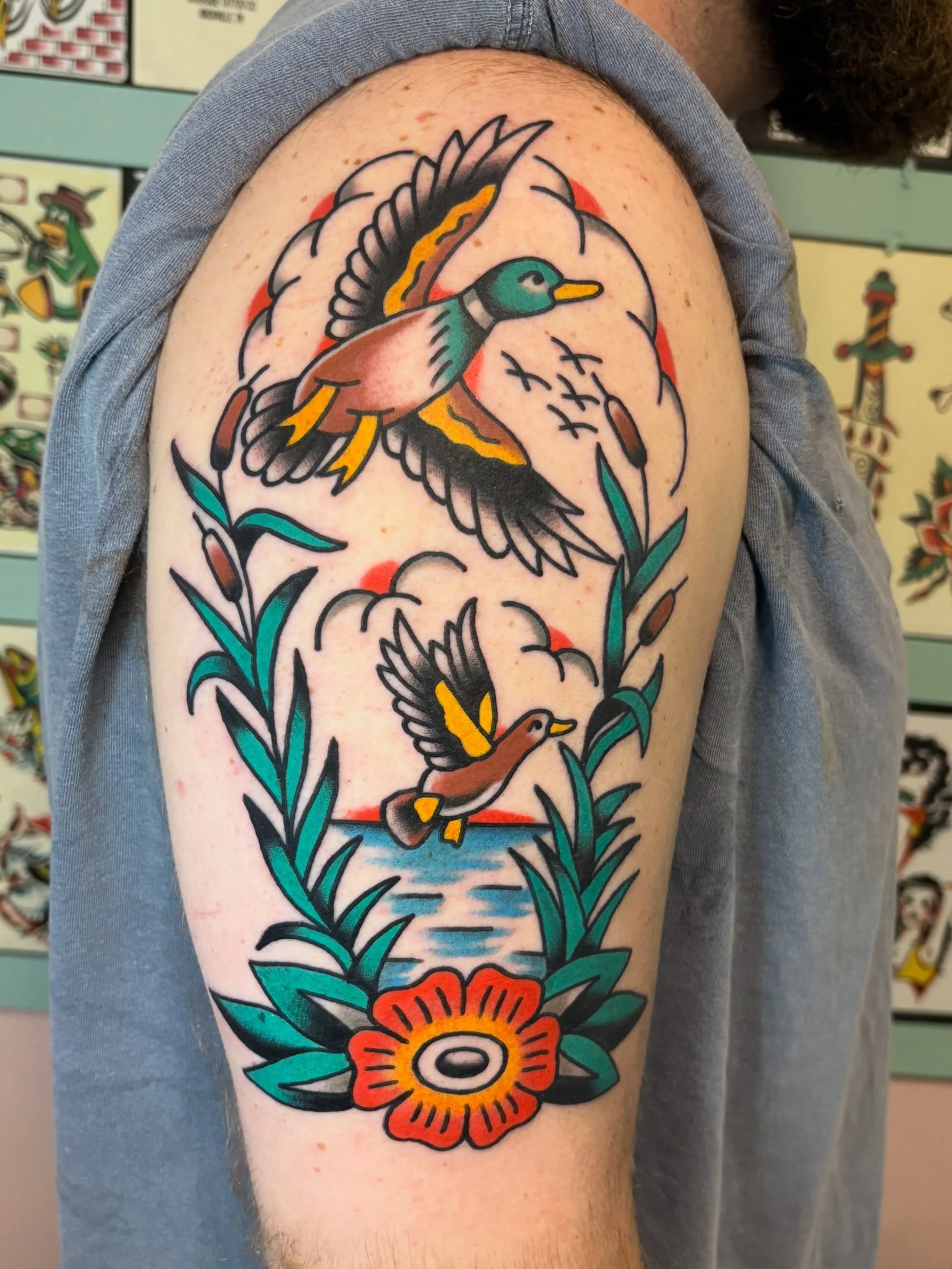 Tattoos done today 
at @good.omen.tattoo 🕉️
Thank you Maggie &amp; Tyler