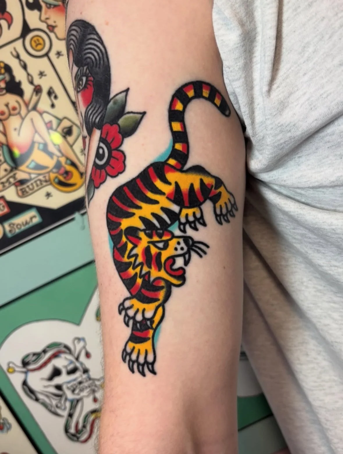 Healed tattoos ❤️&zwj;🔥
Link or email in my bio to book
Done at @good.omen.tattoo 🕉️