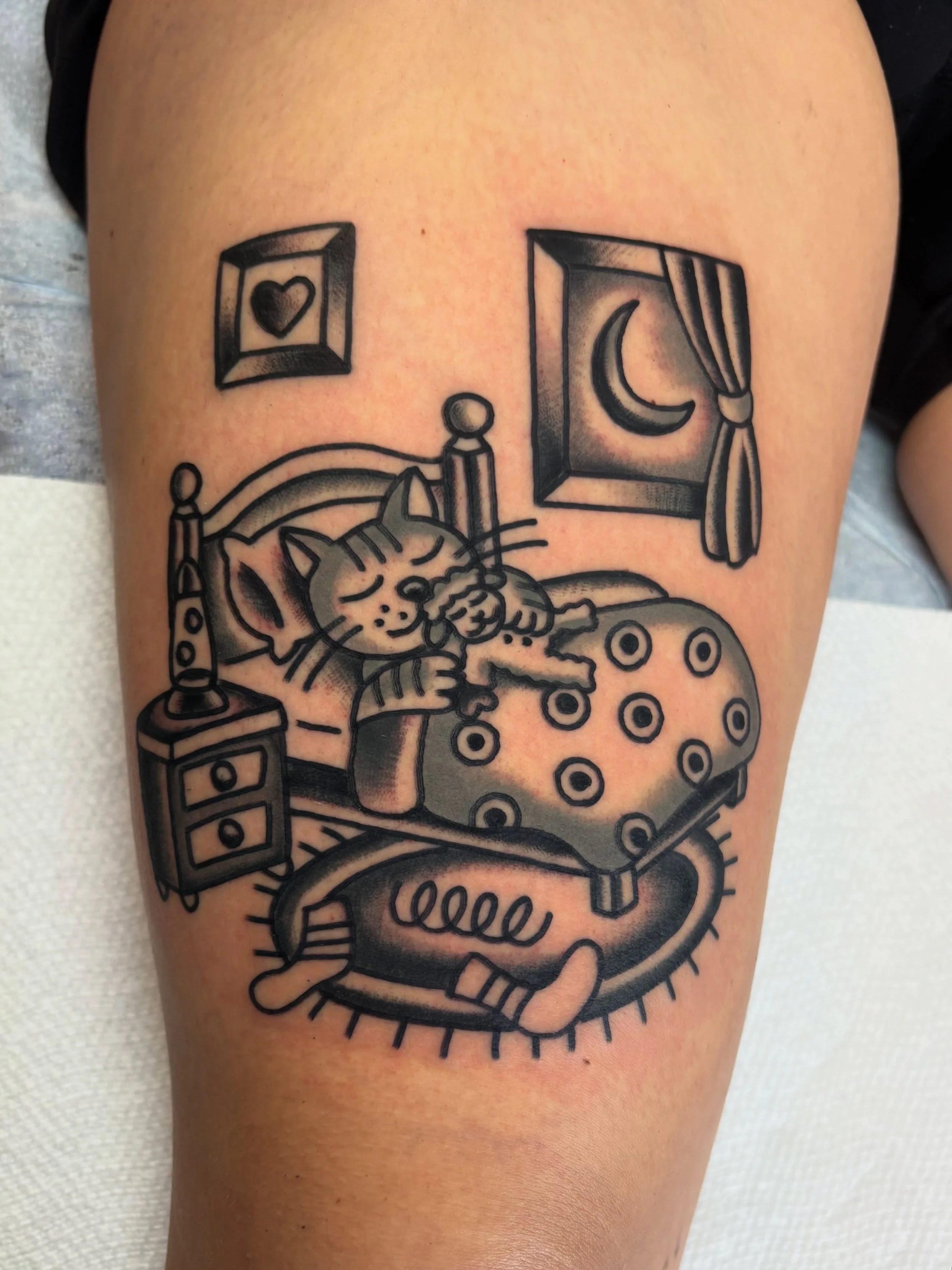 Some fresh some healed from today.
Thank you Blaine &amp; Sharon!
Done at @good.omen.tattoo 🕉️

#chicagotattooartist #chicagotattooer #chicagotattooshop #ladytattooers