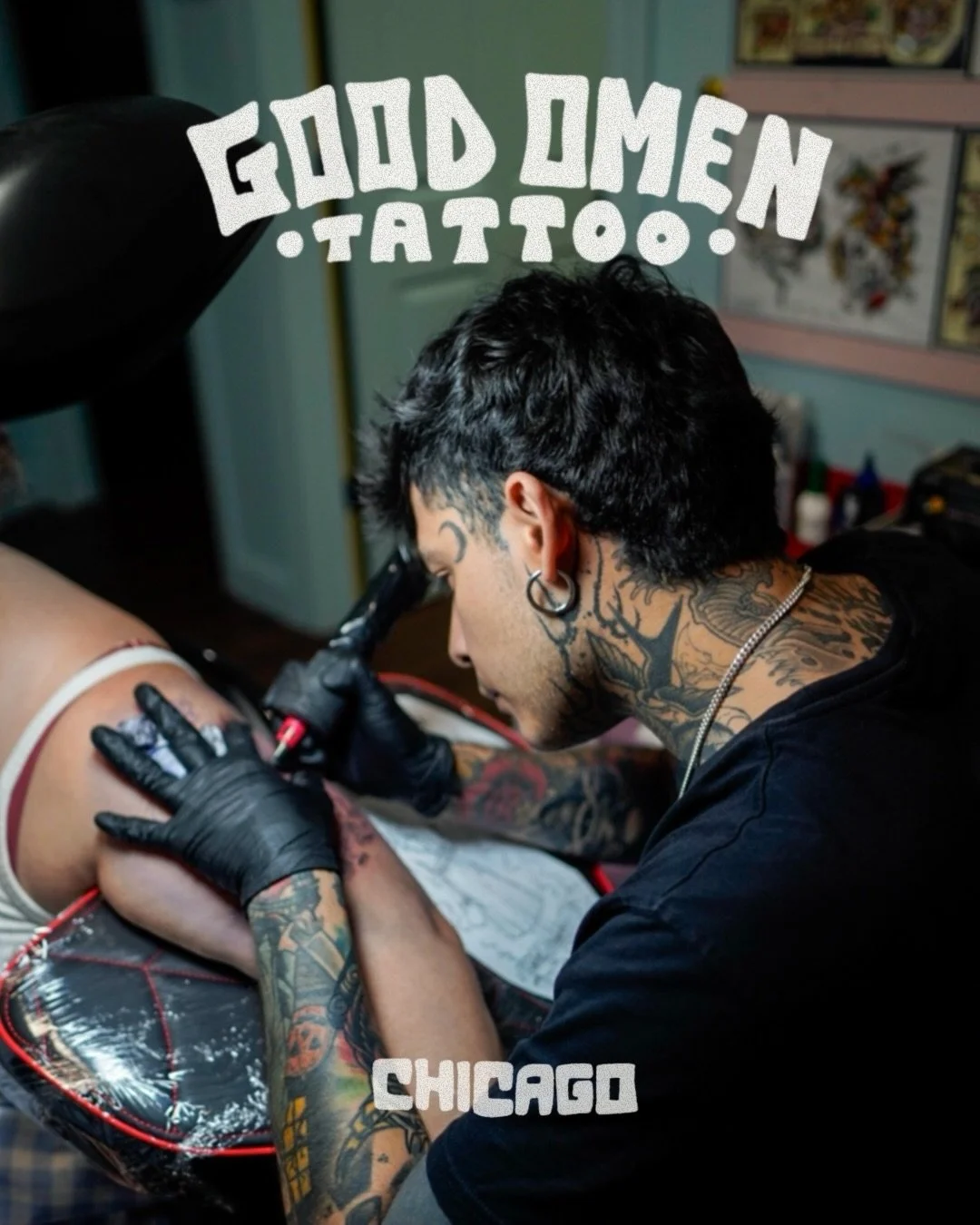 Big love to everyone who keeps trusting me to do what I love. Means the world. If you&rsquo;re tryna get tatted, you already know where to find me 🔥🫡

My bro behind the scenes: @samuelthelastjedi 📸🔥
Home : @good.omen.tattoo 🌙
