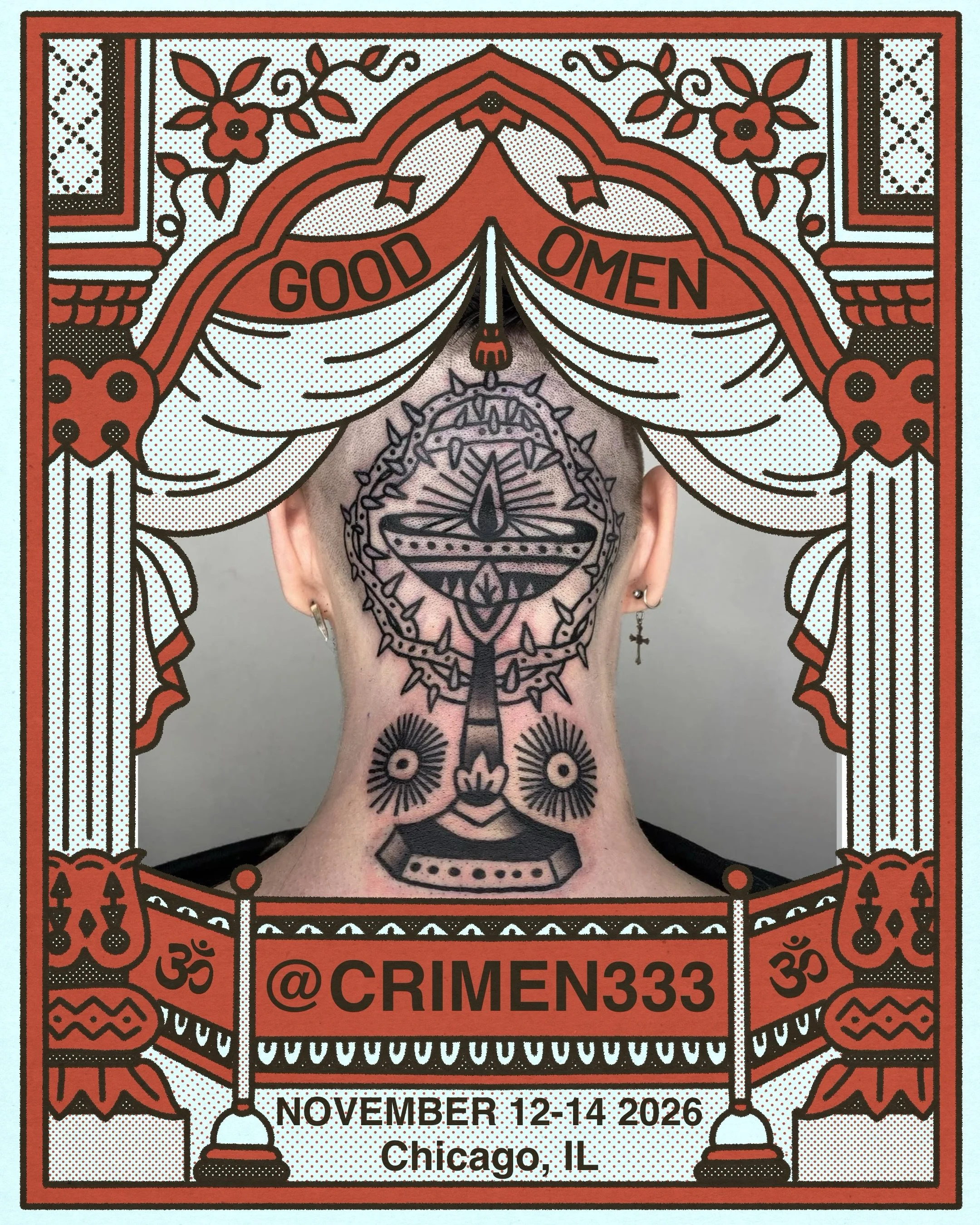 @crimen333 will be here 11/12-14 🕉️🕉️🕉️ DM him to book @crimen333 @crimen333 @crimen333 

#chicagotattooshop #chicagotattooer #chicagotattoos #chicagotattooartist #thingstodoinchicago