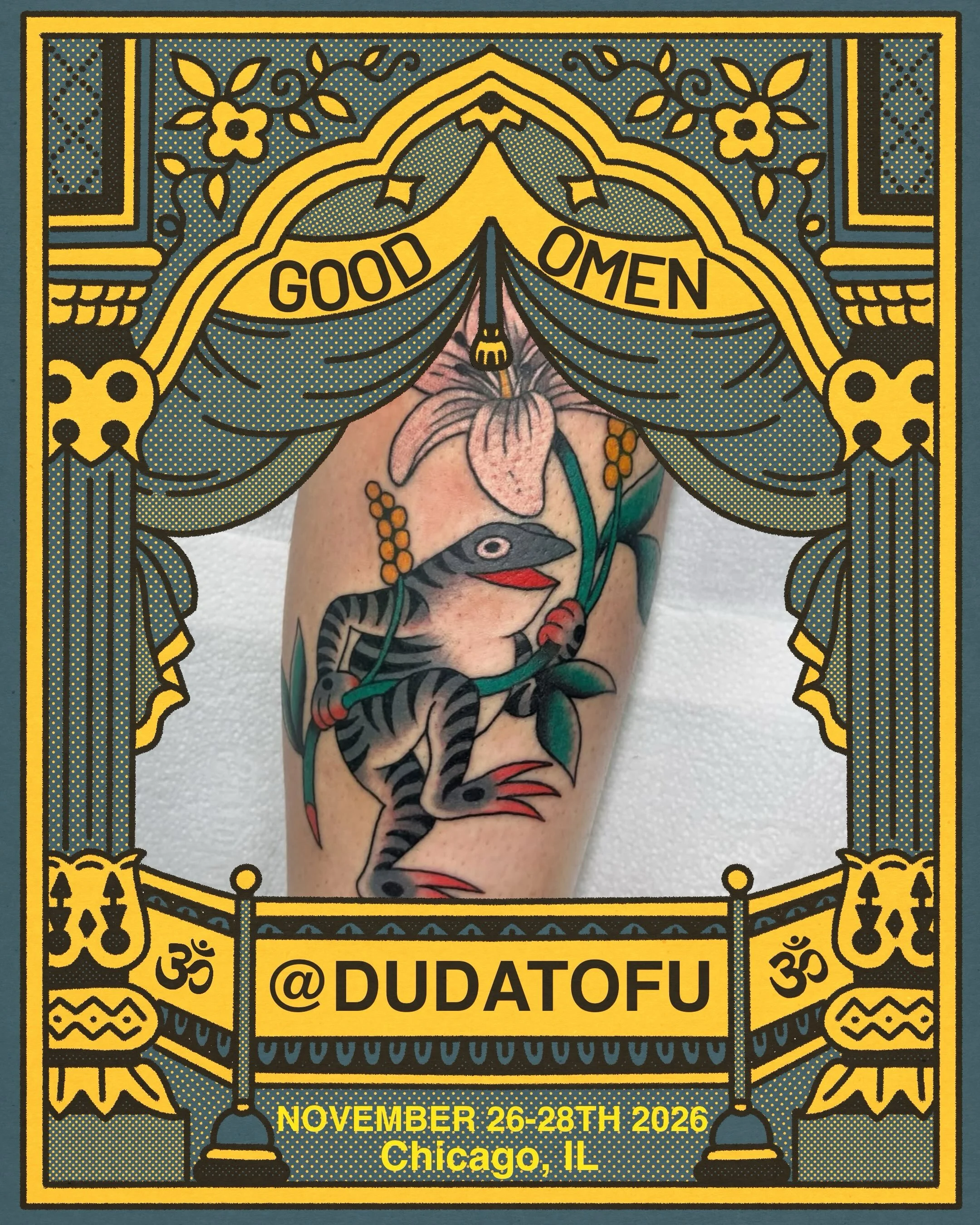 @dudatofu will be with us 11/26-28 🕉️🕉️🕉️ DM her to book @dudatofu @dudatofu @dudatofu 

#chicagotattooshop #chicagotattooartist #chicagotattooer #chicagotattoos #thingstodochicago