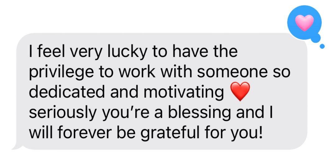 Coaching text messages