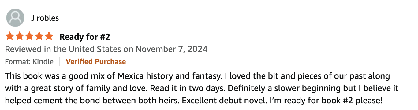 5-star review from Samantha K.O. Hanson