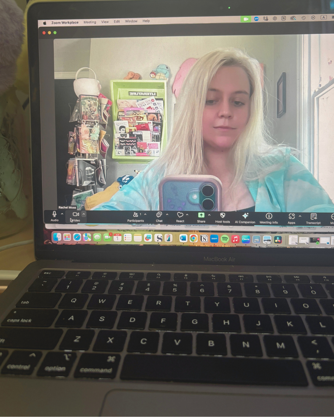 Zoom coaching session