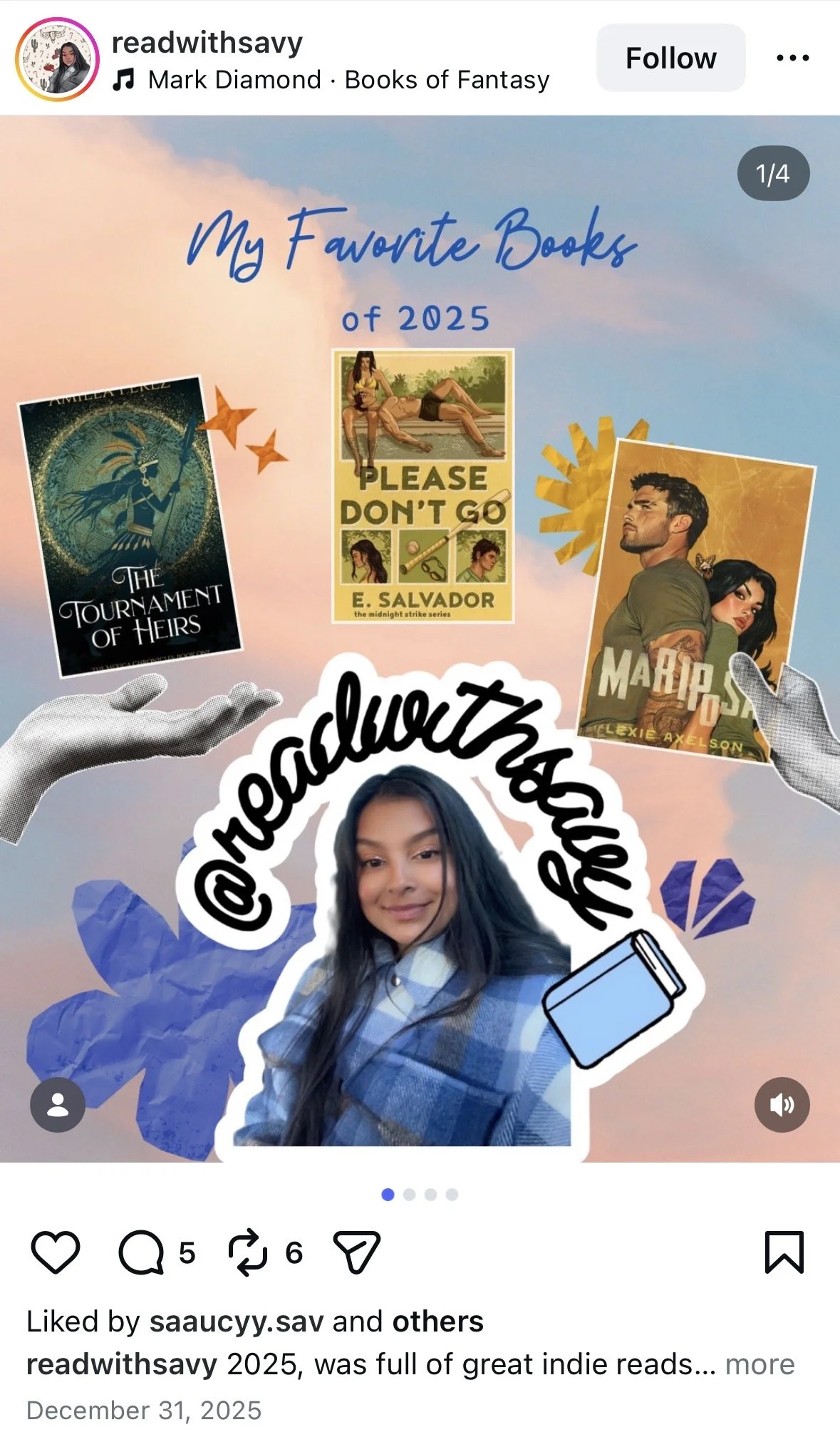 Reader holding The Reckoning of Heirs