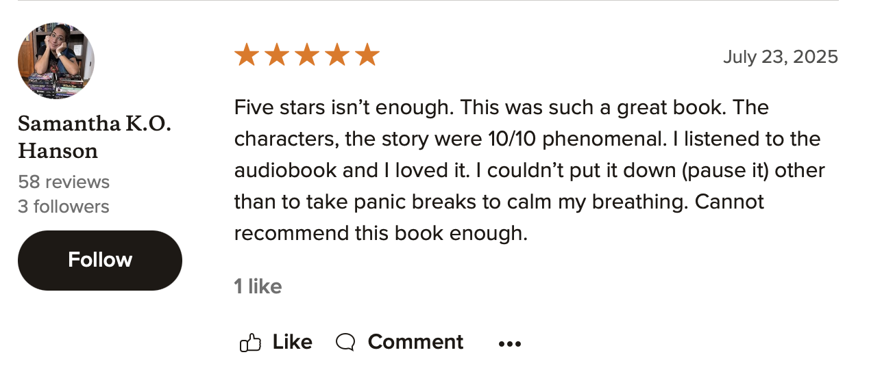 5-star review from ItsMeSav