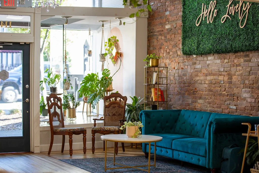 book your appointment at a beautiful salon with the most comfortable shampoo chairs 