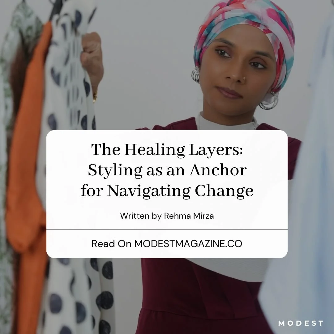 Sustainable style consultant, Rehma Mirza, shares her perspective on how styling can be a wellness tool. Through workshops, events, and private styling sessions, she bridges the gap between personal style and mental health. Read about her journey on 
