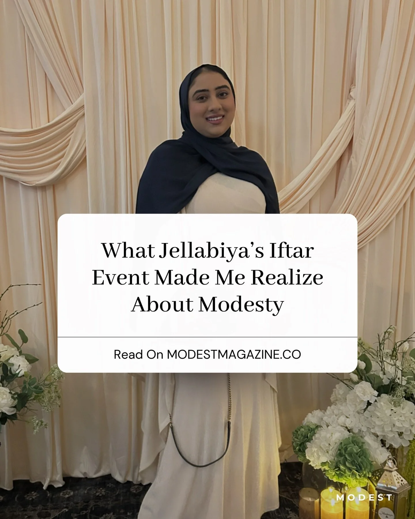 Our writer, Haw&aacute; Patel, attended Jellabiya&rsquo;s Iftar in NYC. Read her full piece on our site to learn about what she saw, who she spoke with, and how modesty is about rebellion and showing up for your community. Link in bio. ✨

Images from