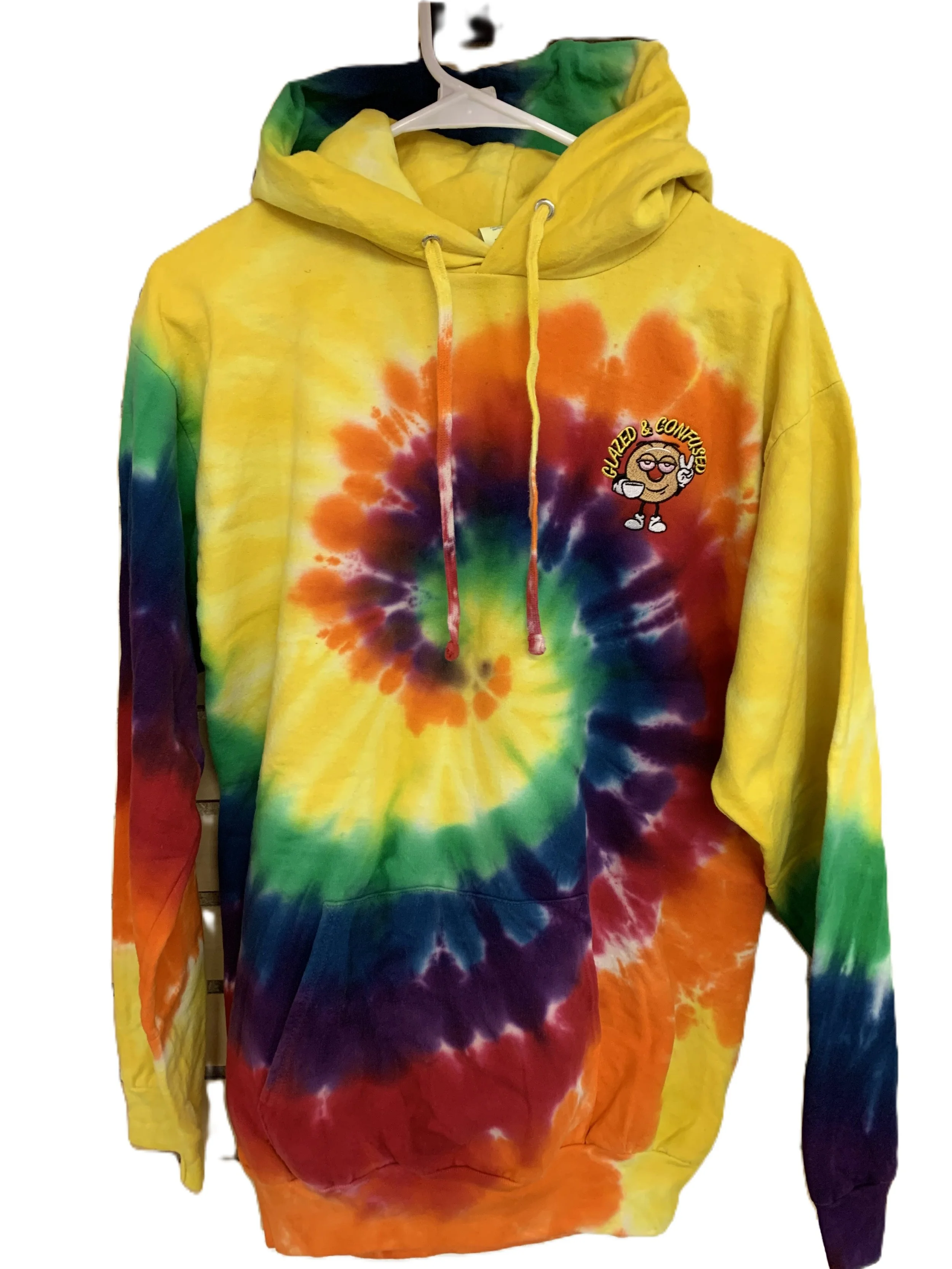 Tie Dyed Hoodie w/ Logo