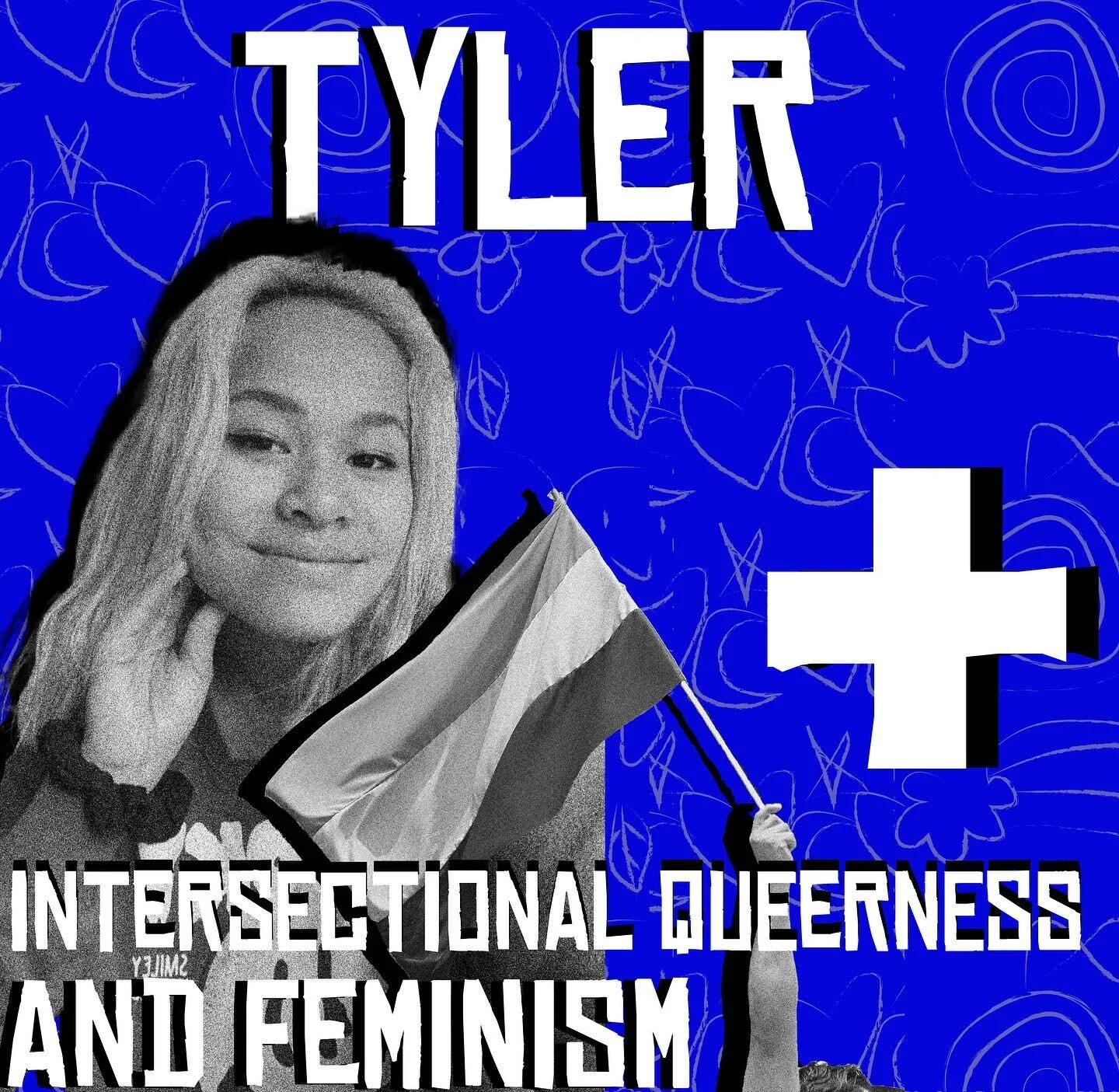 &ldquo;Who is Tyler Despe post 3: Tyler &amp; Intersectional Queerness &amp; Feminism.&rdquo;

1080x1080px. Made with Adobe Illustrator and Adobe Photoshop.