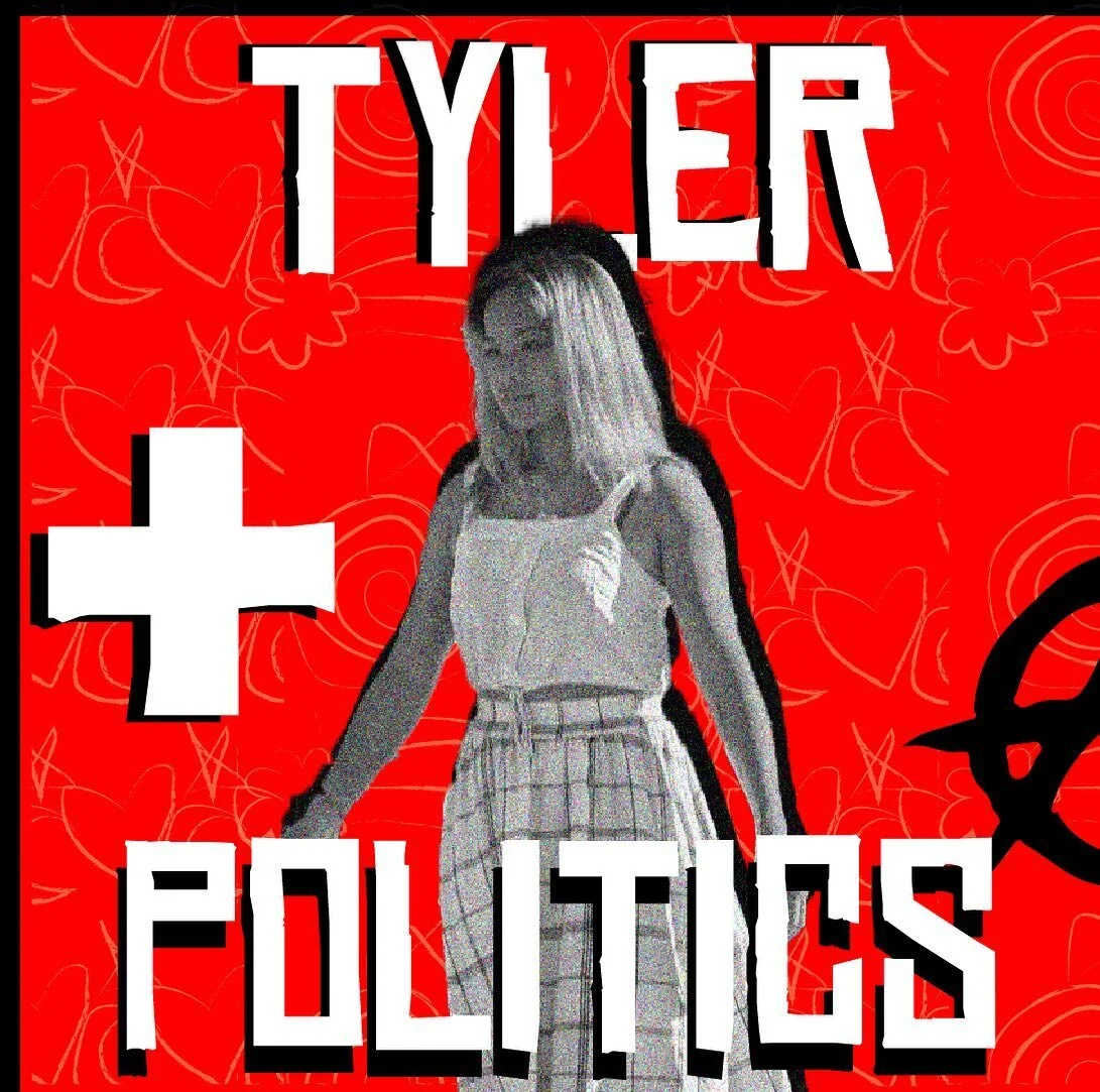 &ldquo;Who is Tyler Despe post 2: Tyler &amp; Politics.&rdquo;

1080x1080px. Made with Adobe Illustrator and Adobe Photoshop.