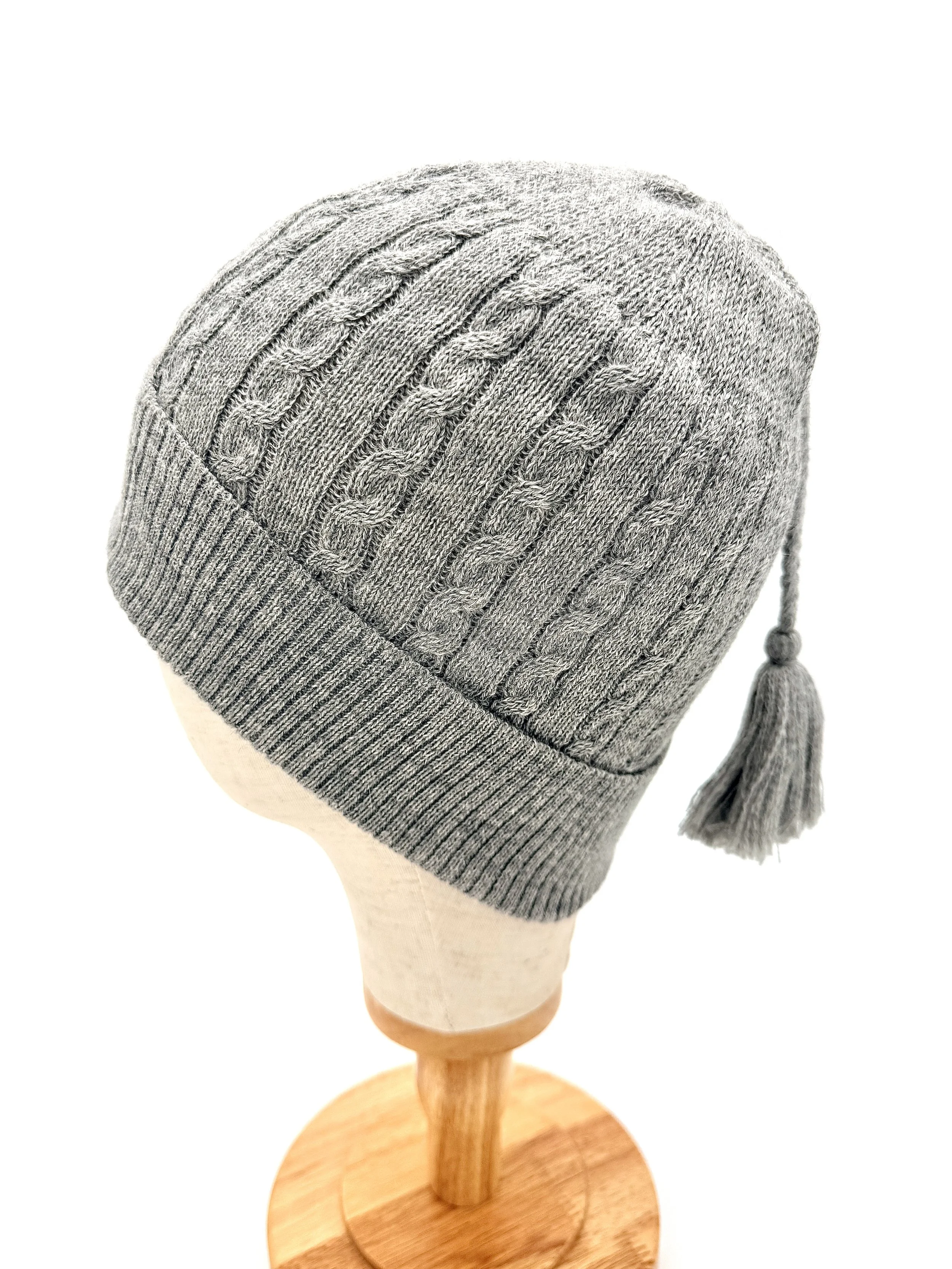 Hat with Tassels Grey (6).JPG