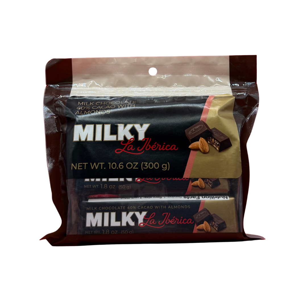 Milky La Ibérica Bar with Almonds