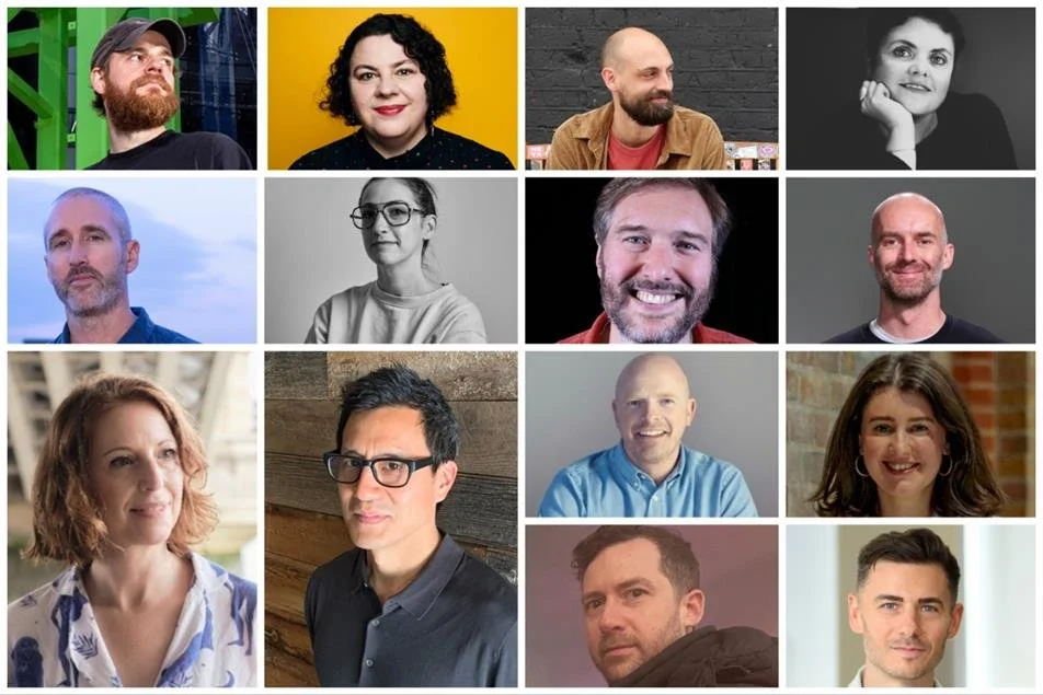A collage of headshots