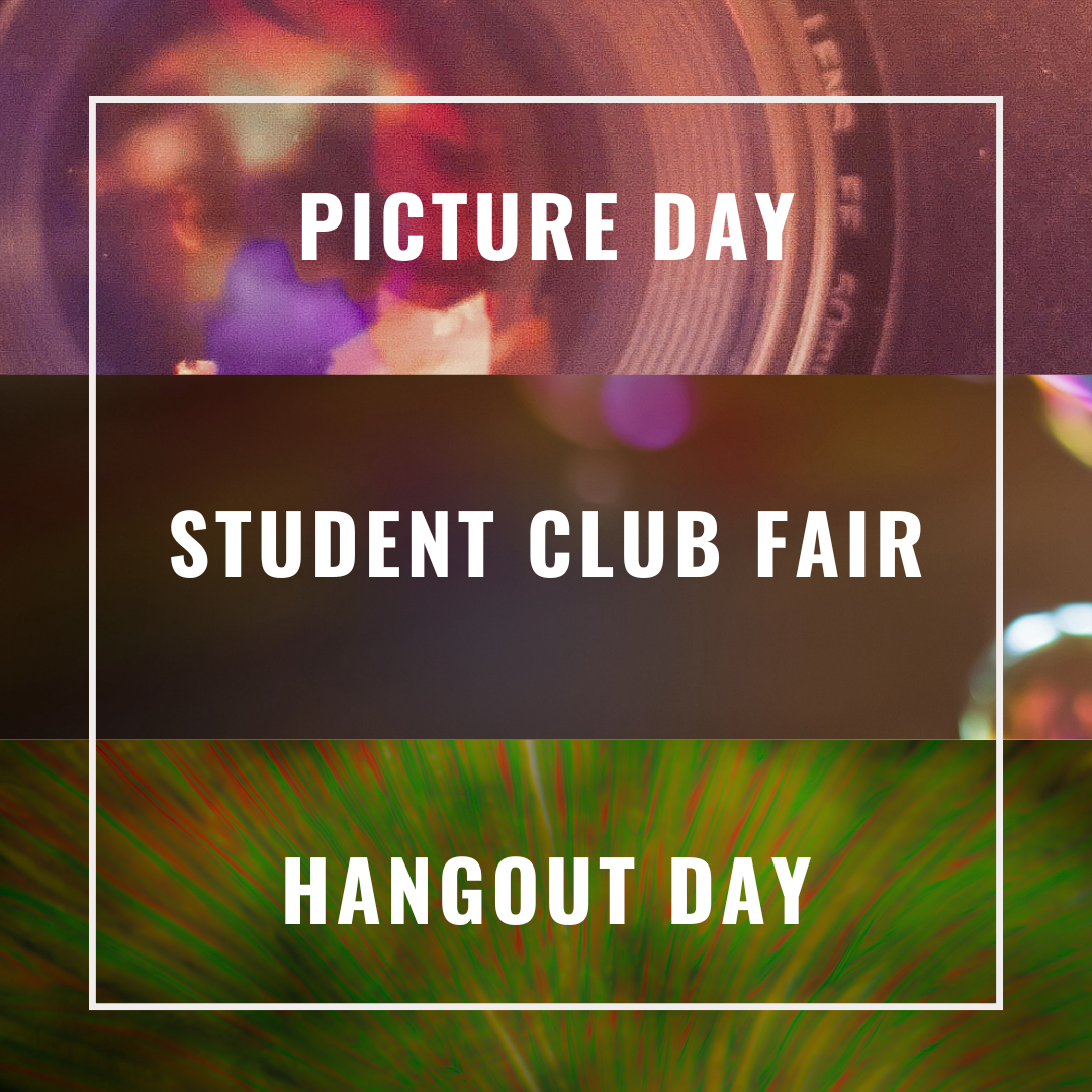 Picture Day with Kat Mueller | Student Club Fair | Hangout Day