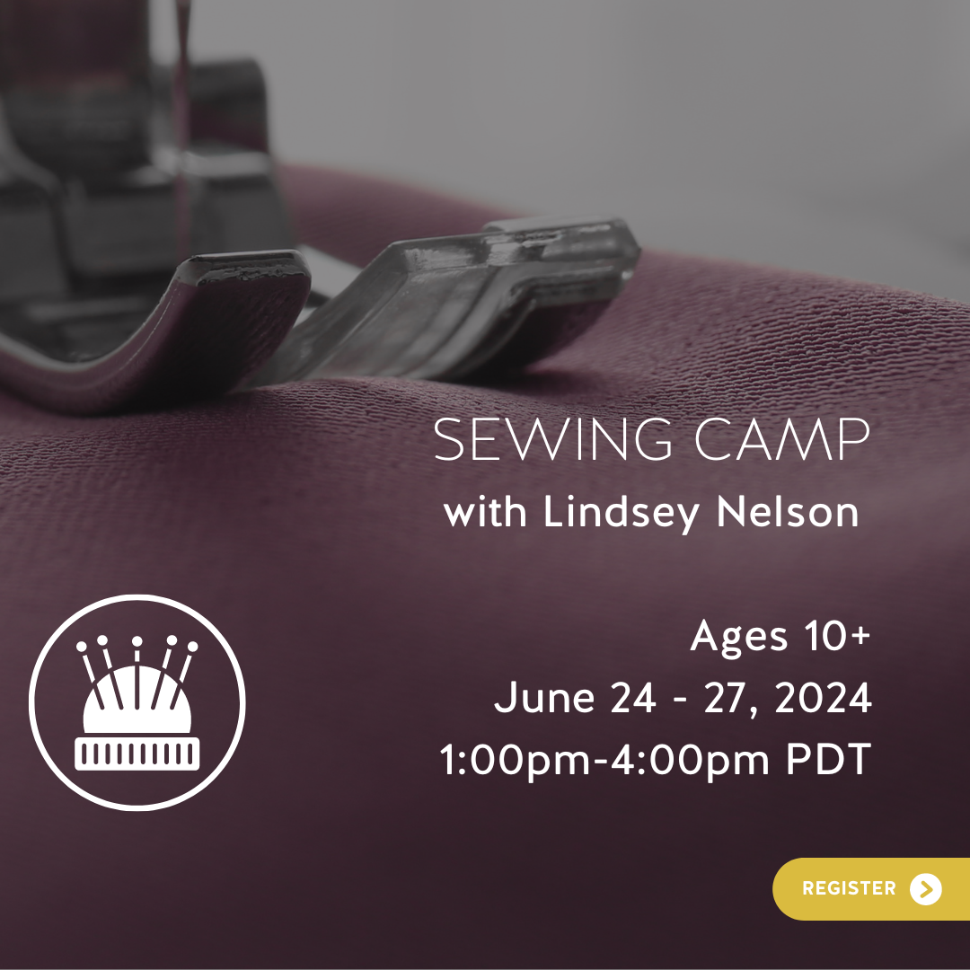 Utilizing single yards of fabric, students will create a useful project while learning and refining essential sewing skills. Projects students may select from will include a tote bag, a messenger bag, a tool belt/apron, or a bucket hat.