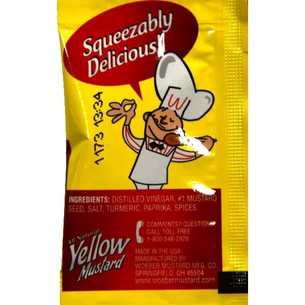 WOEBERS MUSTARD PACKETS