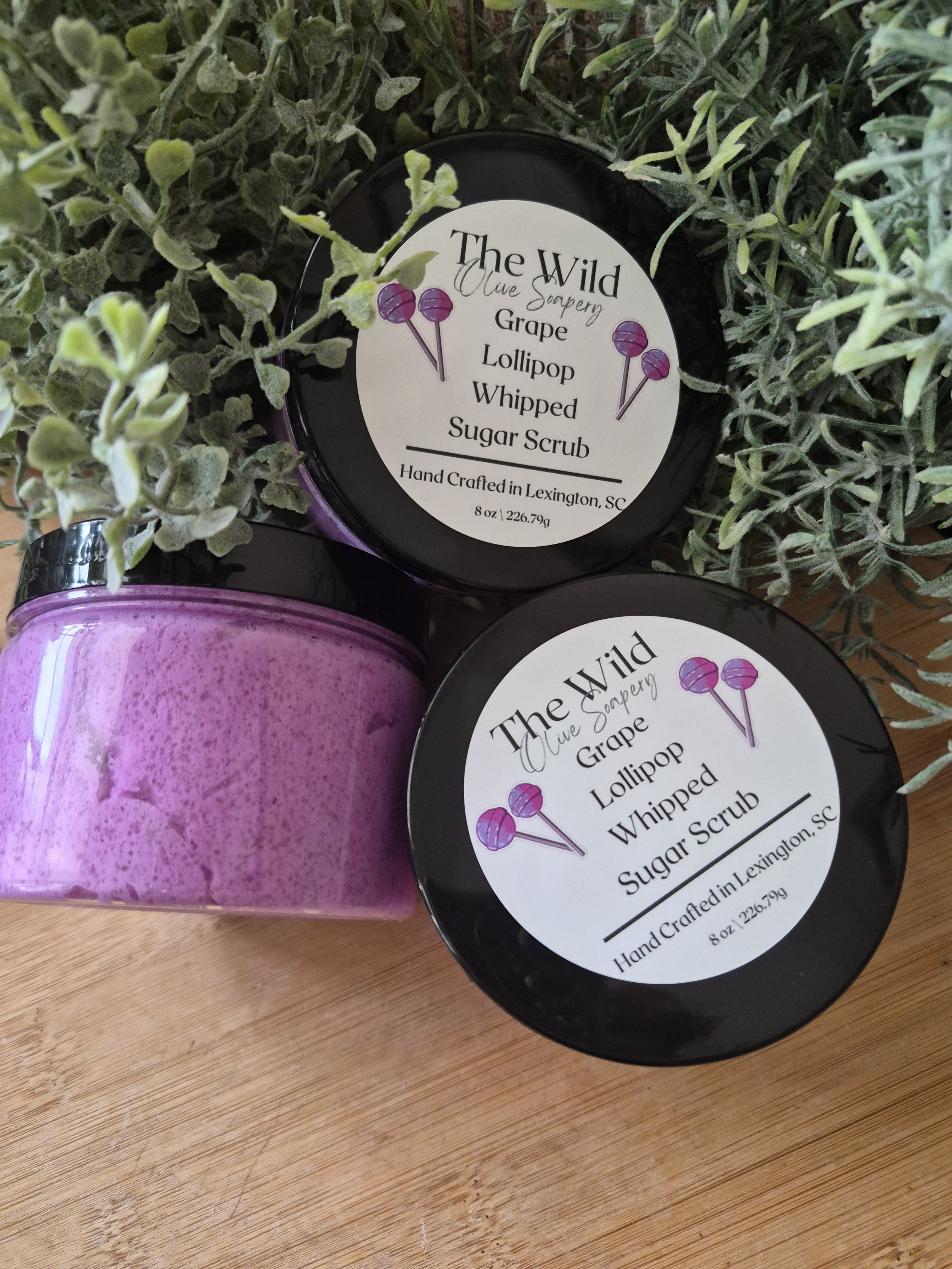 Grape Lollipop Sugar Scrub