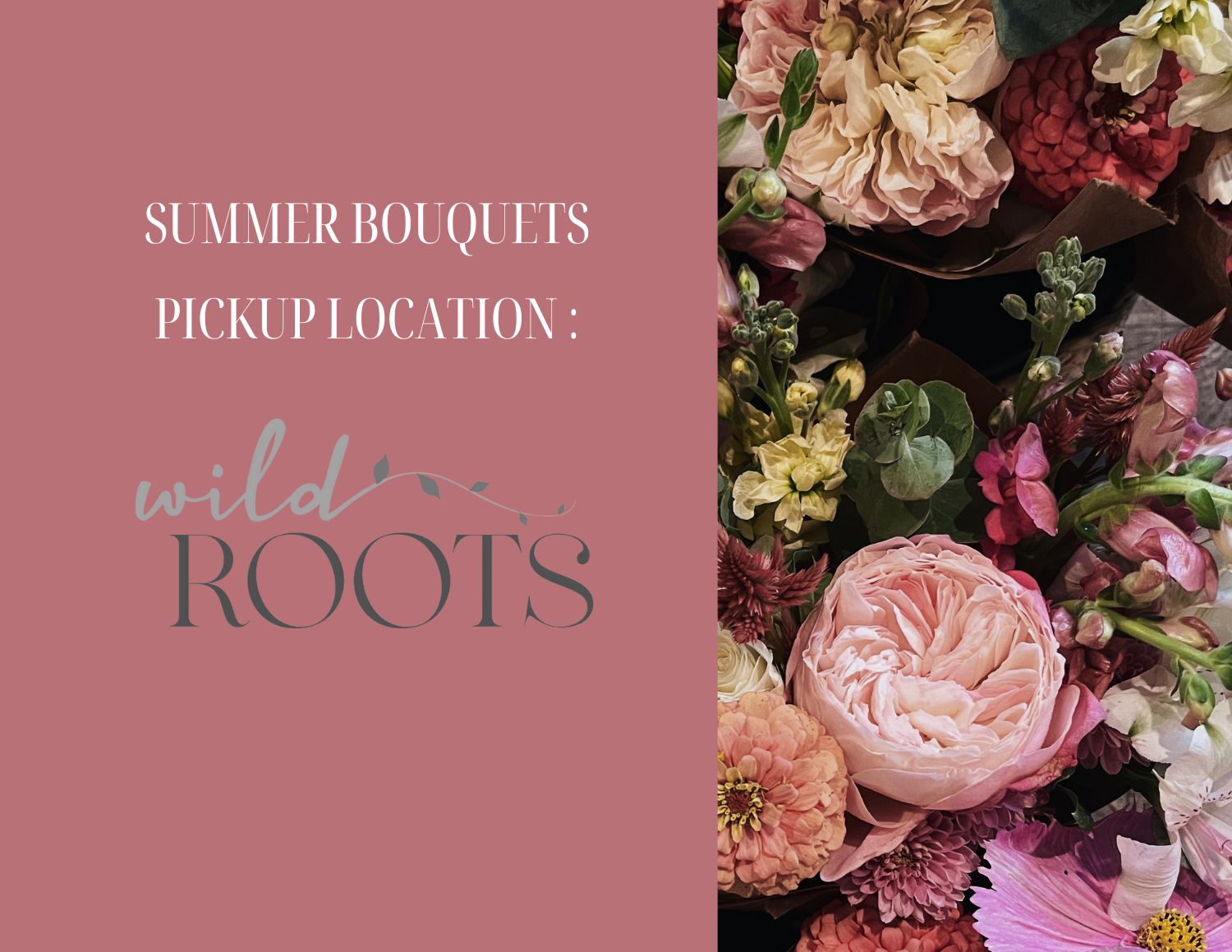 WILD ROOTS FARM PICKUP | 6 WEEK BOUQUET SUBSCRIPTION