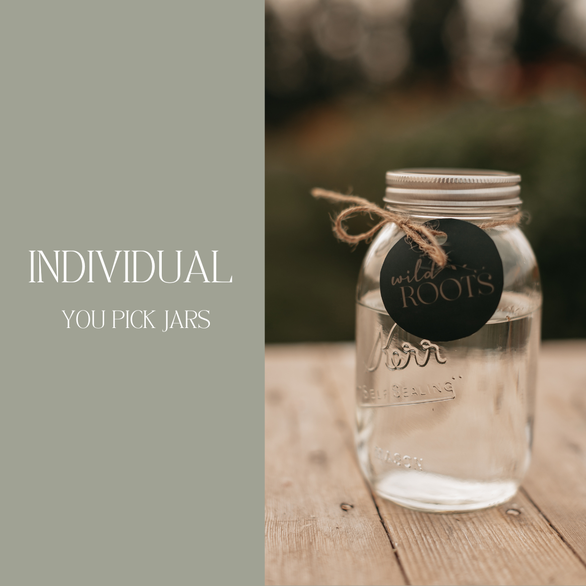 INDIVIDUAL YOU PICK EXPERIENCE