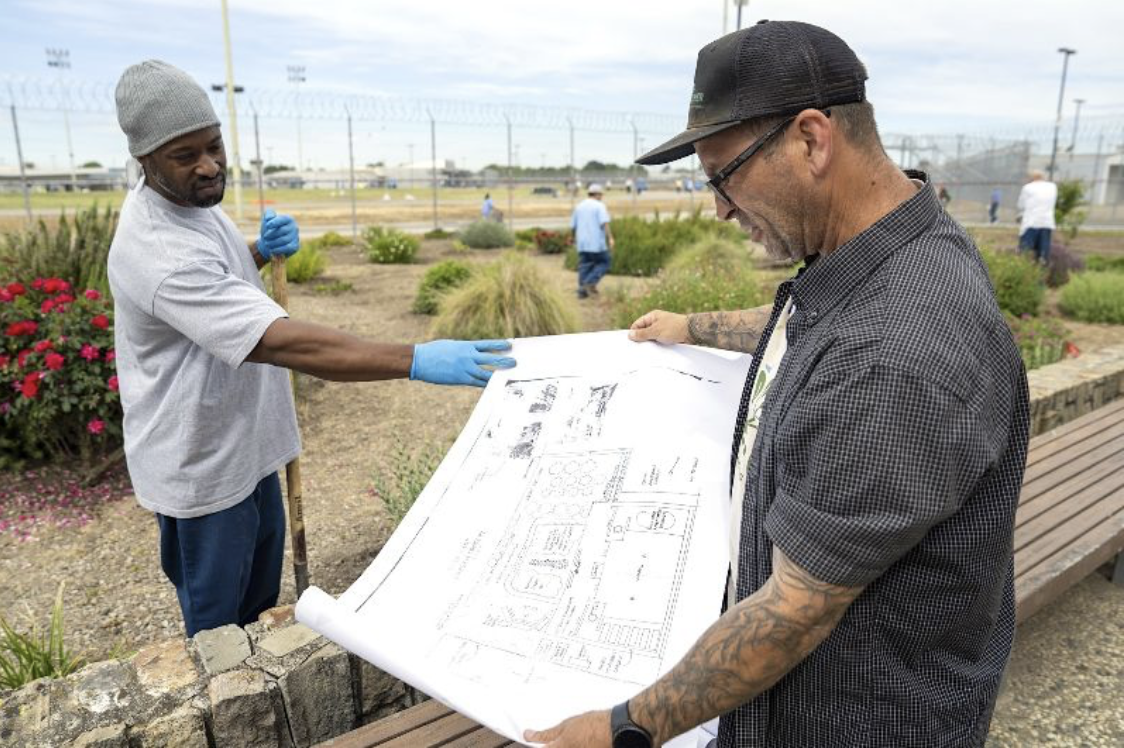 A new recovery garden at California Healthcare Facility