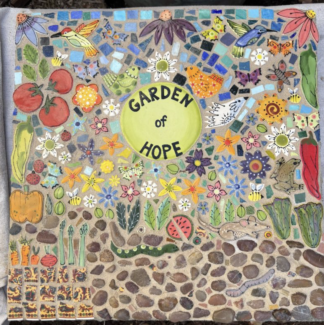 One garden giving to the next