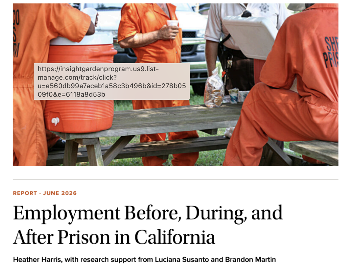 New data on prison programming and work