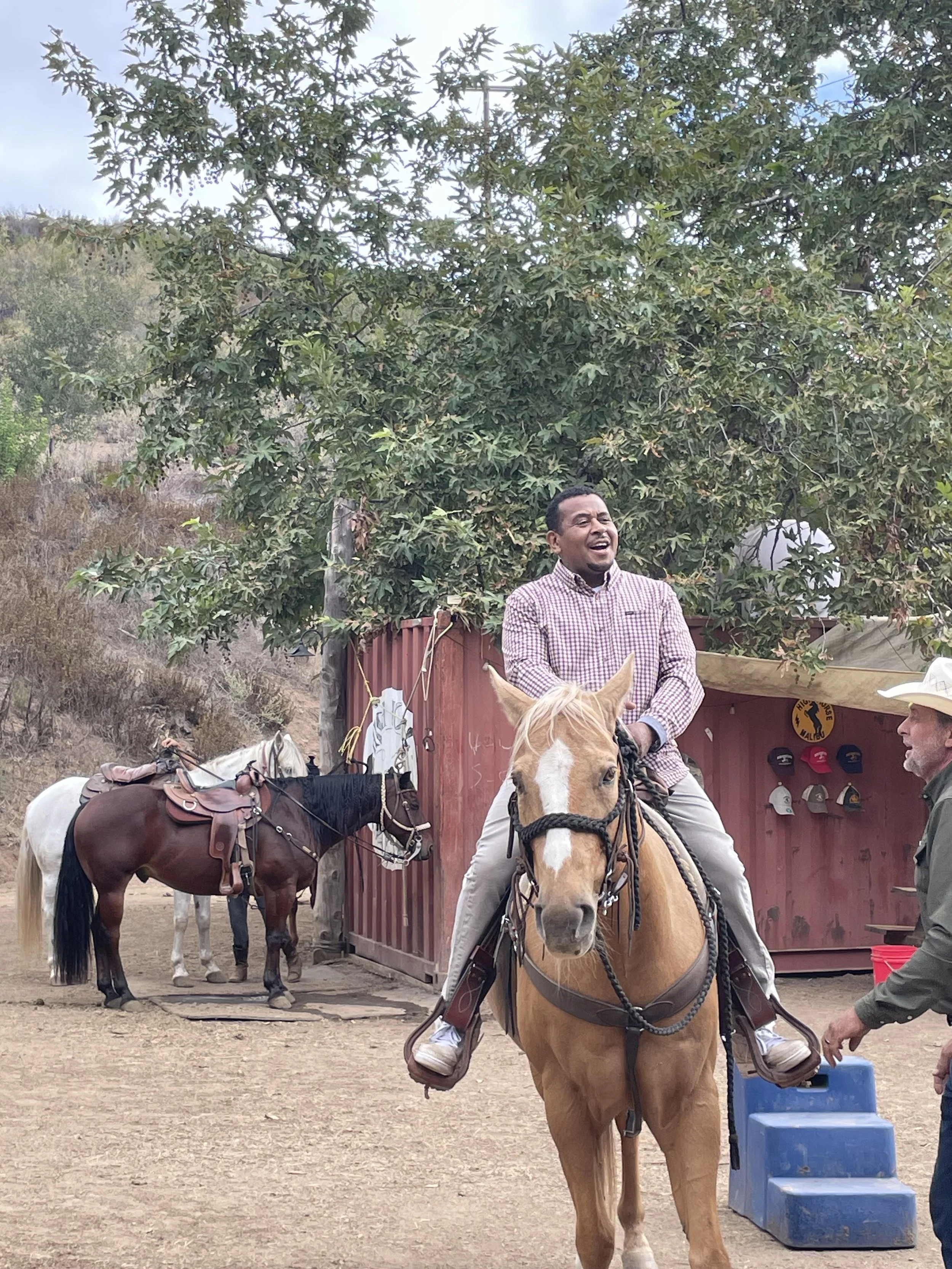 First time in the saddle