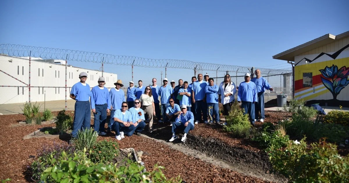 Turning kitchen scraps into soil at Avenal State Prison