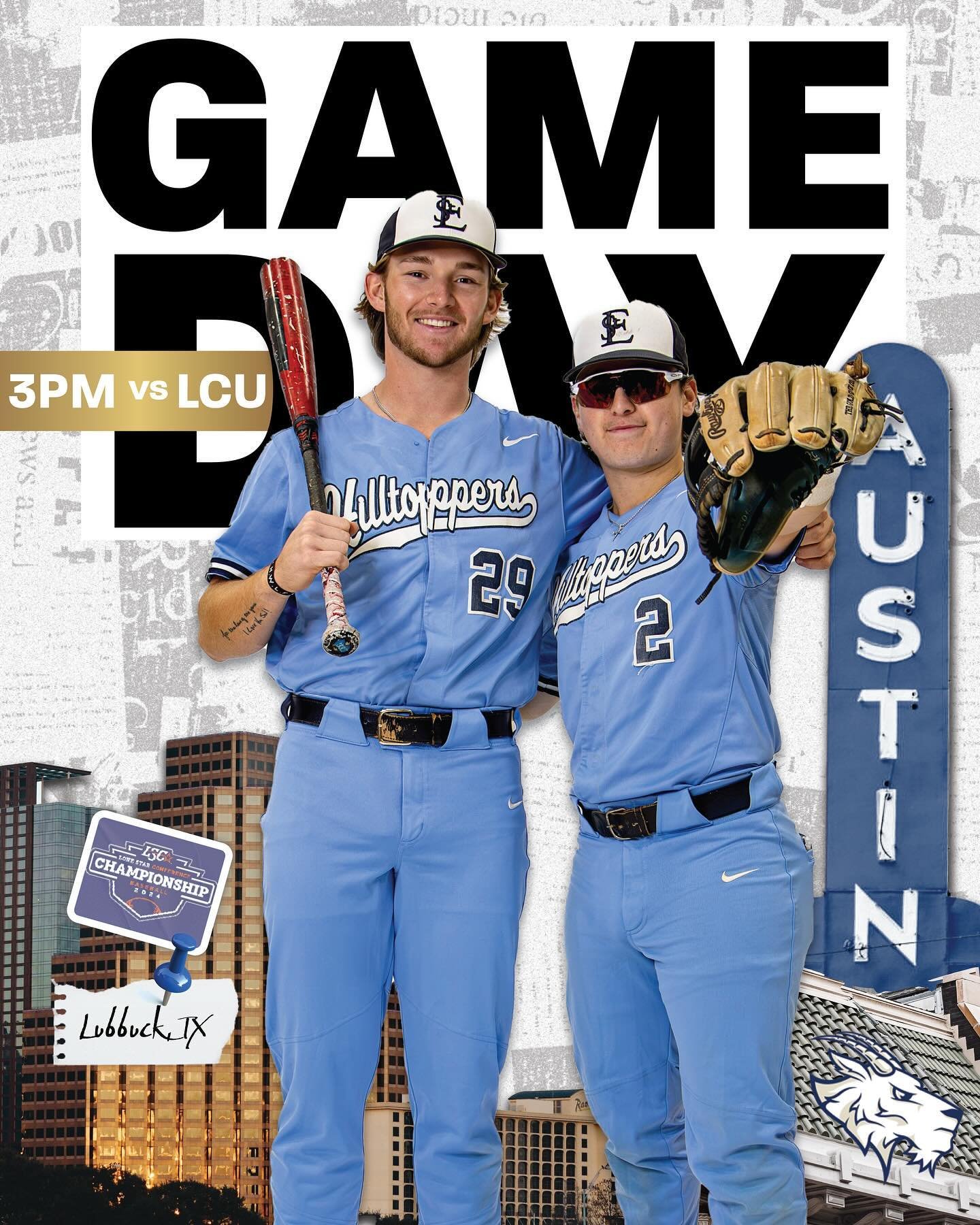 GAMEDAY! Hilltoppers are back on the field today at 3pm for the second game of the LSC tournament. #fearthegoat🐐