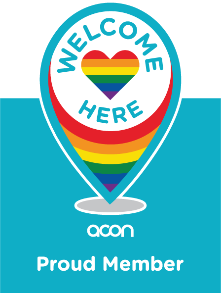 ACON Welcome Here Project Proud Member - Social Skills Australia