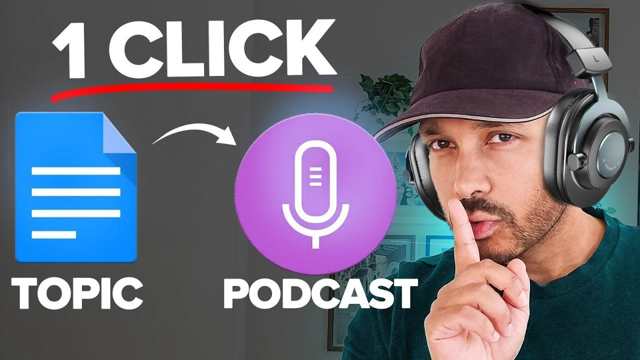 Create Daily Podcast Episodes in 5 Minutes with Google's Notebook LM (Free AI Tool) 🎙️