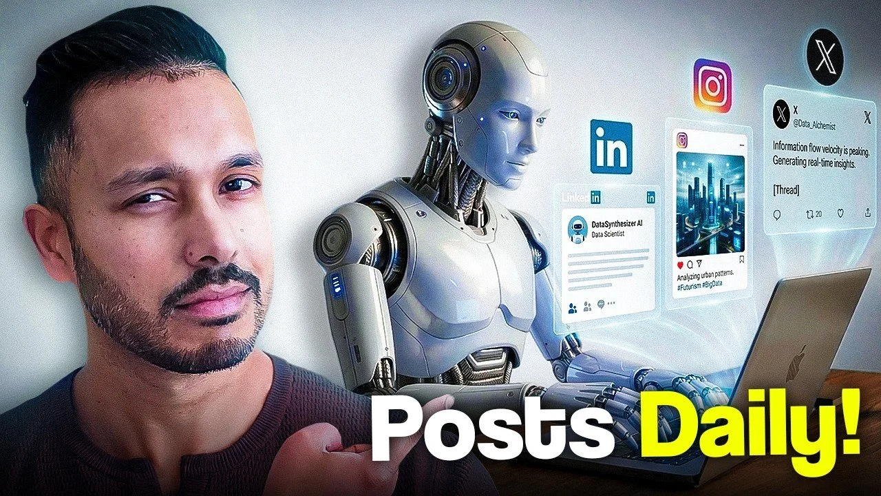 How I Built an AI Social Media Agent With 1 Prompt (No Code)