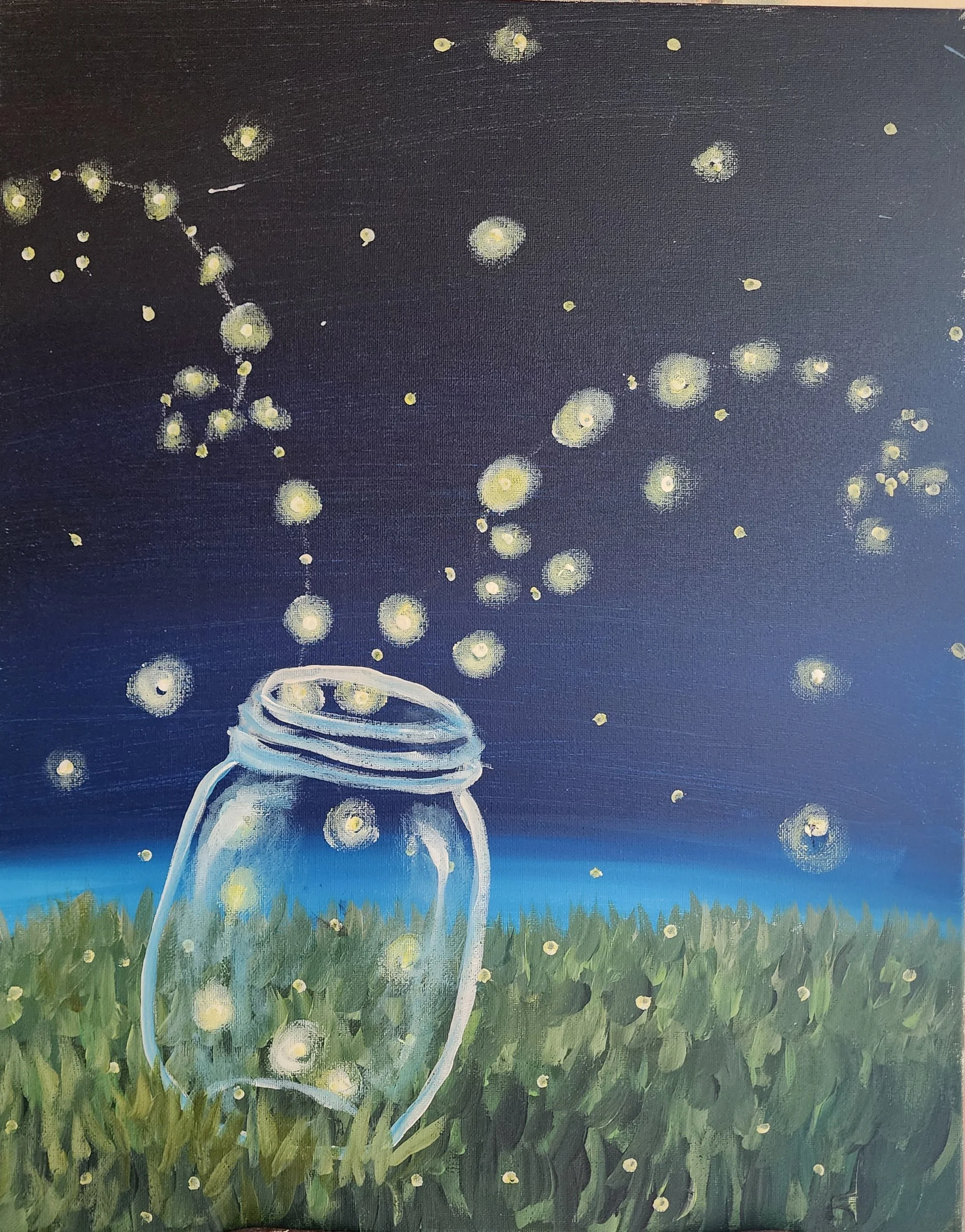 Fire Flies and Jar