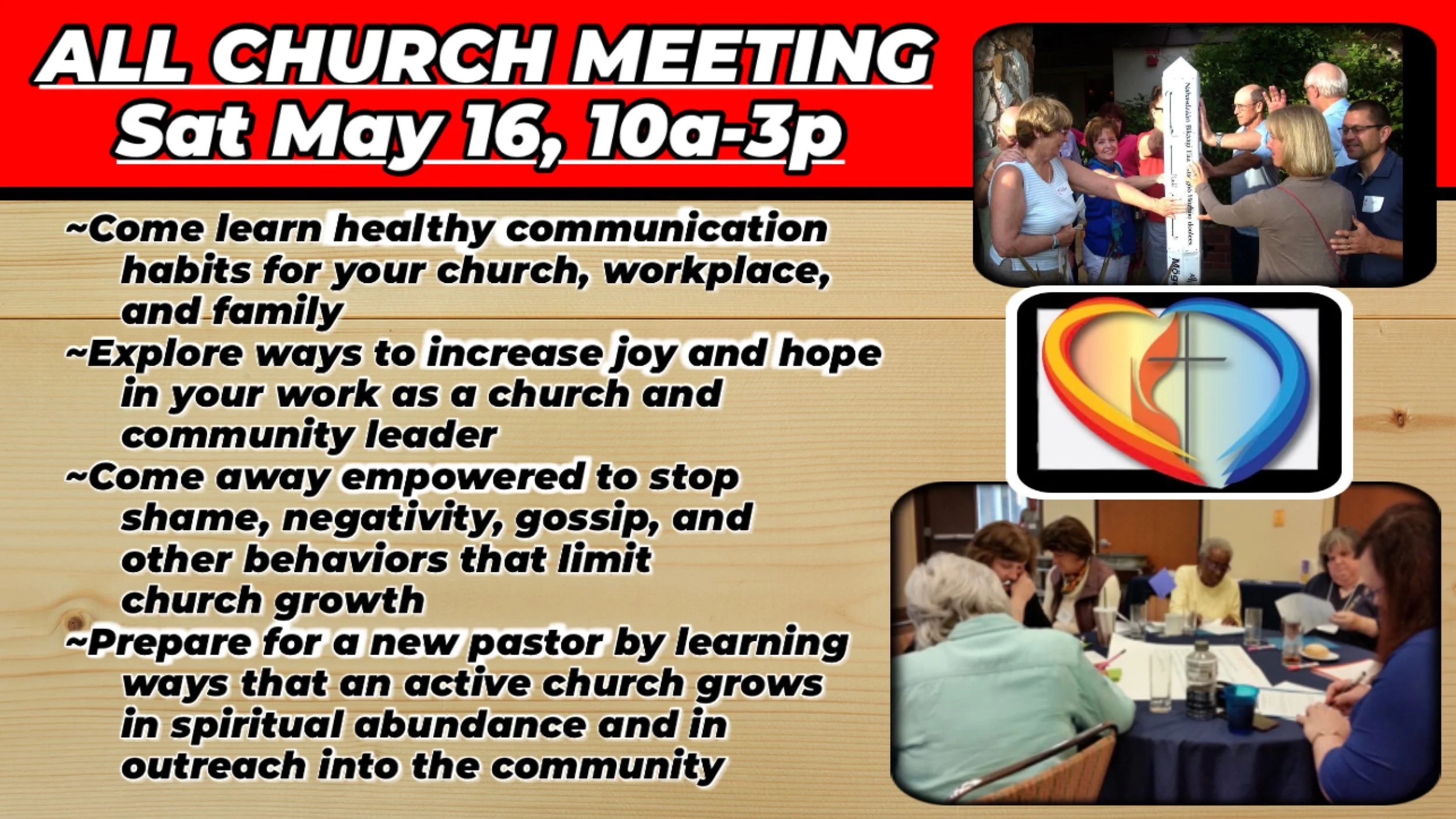 All Church Meeting with Dr. Karen McClintock