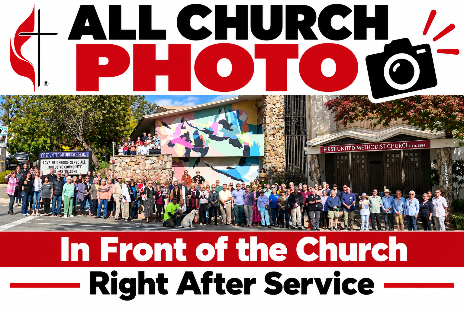 All-Church Photo- After Service; East St. Entrance