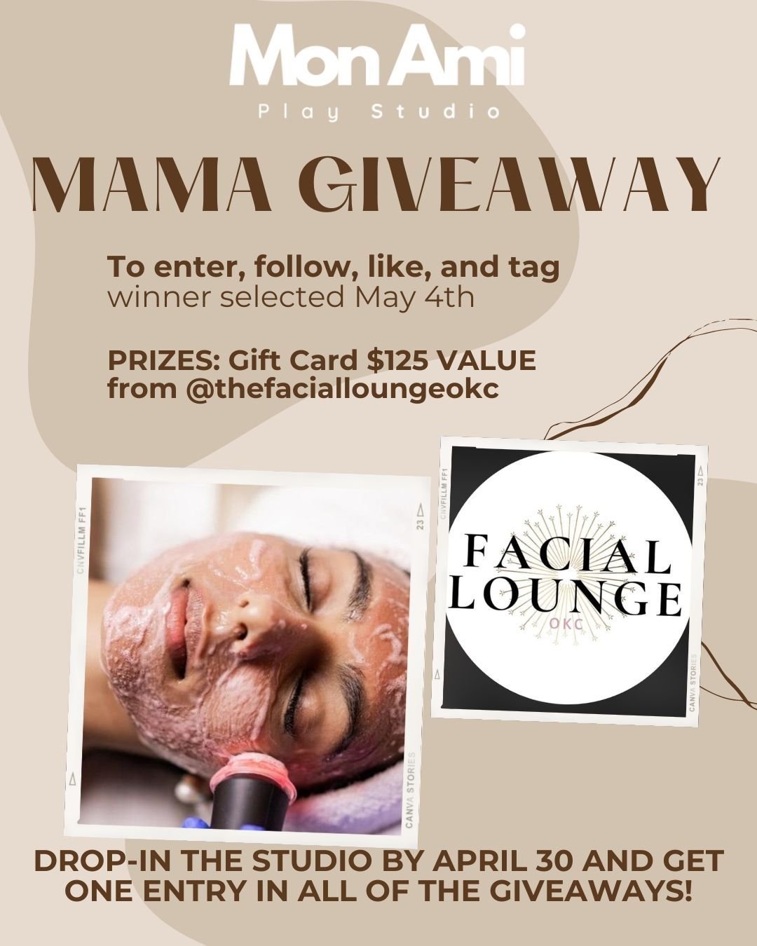 2024 MAMA GIVEAWAY DETAILS: 
I think we can all agree, once you get one you're hooked and that rings especially true for any facial service from @thefacialloungokc who has graciously offered a $125 gift card to pamper a special mama!

To enter the dr