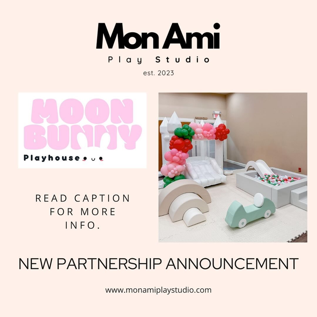 You guys!!! We couldn&rsquo;t be more excited to announce that we&rsquo;re partnering with @moonbunnyplayhouse for this exclusive deal. When you book a party at our studio, you&rsquo;ll get $100 OFF a @moonbunnyplayhouse party package that includes t