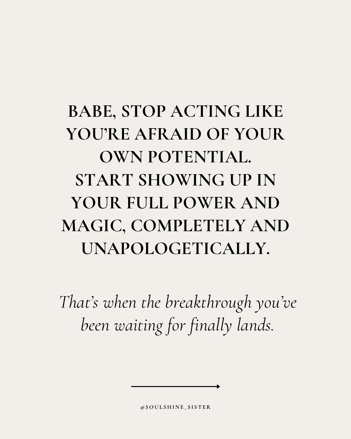Here&rsquo;s your wake-up call ☎️

Your magic and potential are on the other line - and they&rsquo;re tired of being ignored.