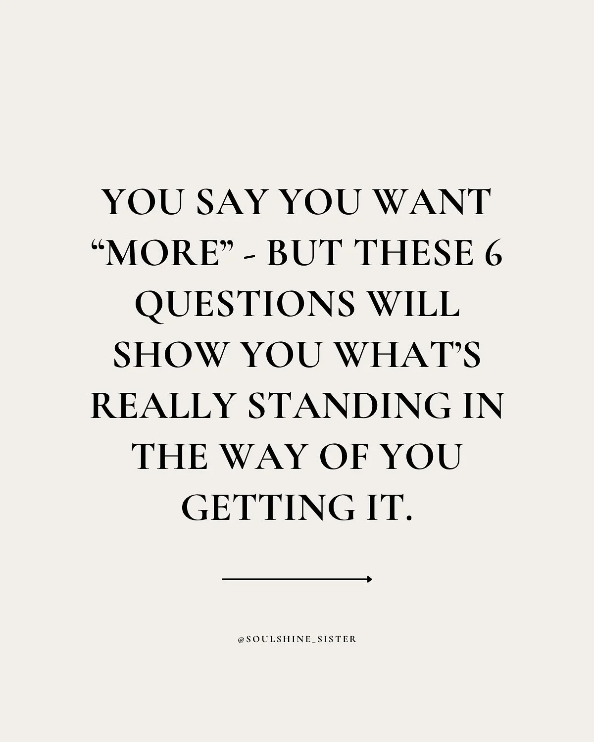 You keep saying you want more - but for some reason you can&rsquo;t seem to close the gap between where you are and the reality you want to live. Instead, you feel like you keep ending up where you started.

These questions will show you what&rsquo;s