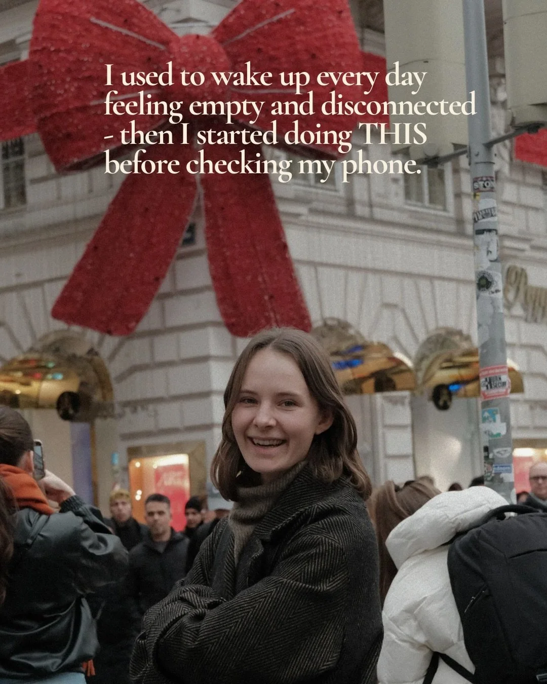 I used to grab my phone within seconds of waking up.

Emails. Instagram. Everyone else&rsquo;s urgency flooding my nervous system before I&rsquo;d even taken a real breath.

And then I&rsquo;d spend the entire day feeling like I had 1000 tabs open in