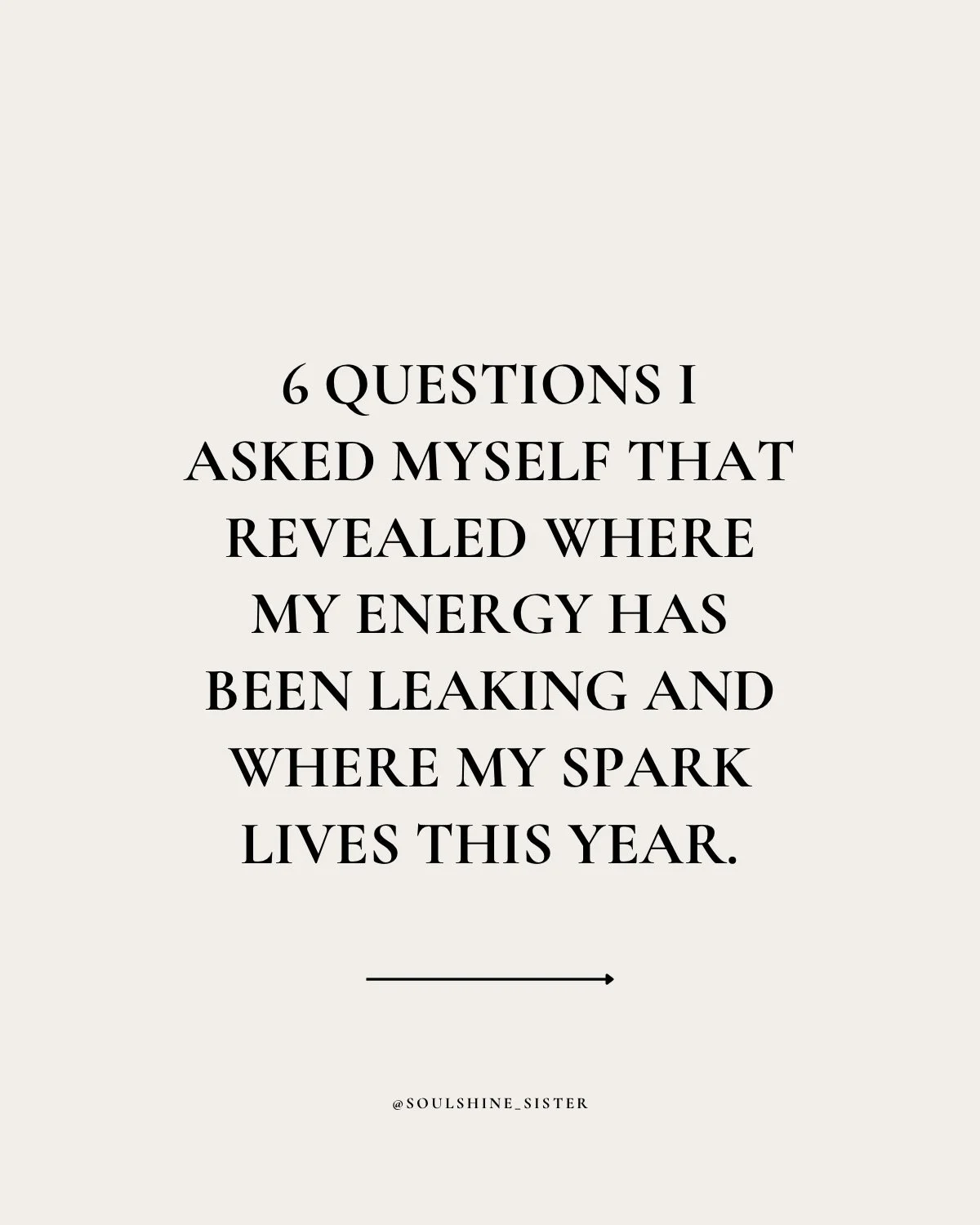 I spent the first days of January asking myself these 6 questions. And if you want this to be you&rsquo;re &ldquo;All in&rdquo; year, I encourage you to to the same.

Some of them might be uncomfortable. 

But we cannot change what we aren&rsquo;t aw