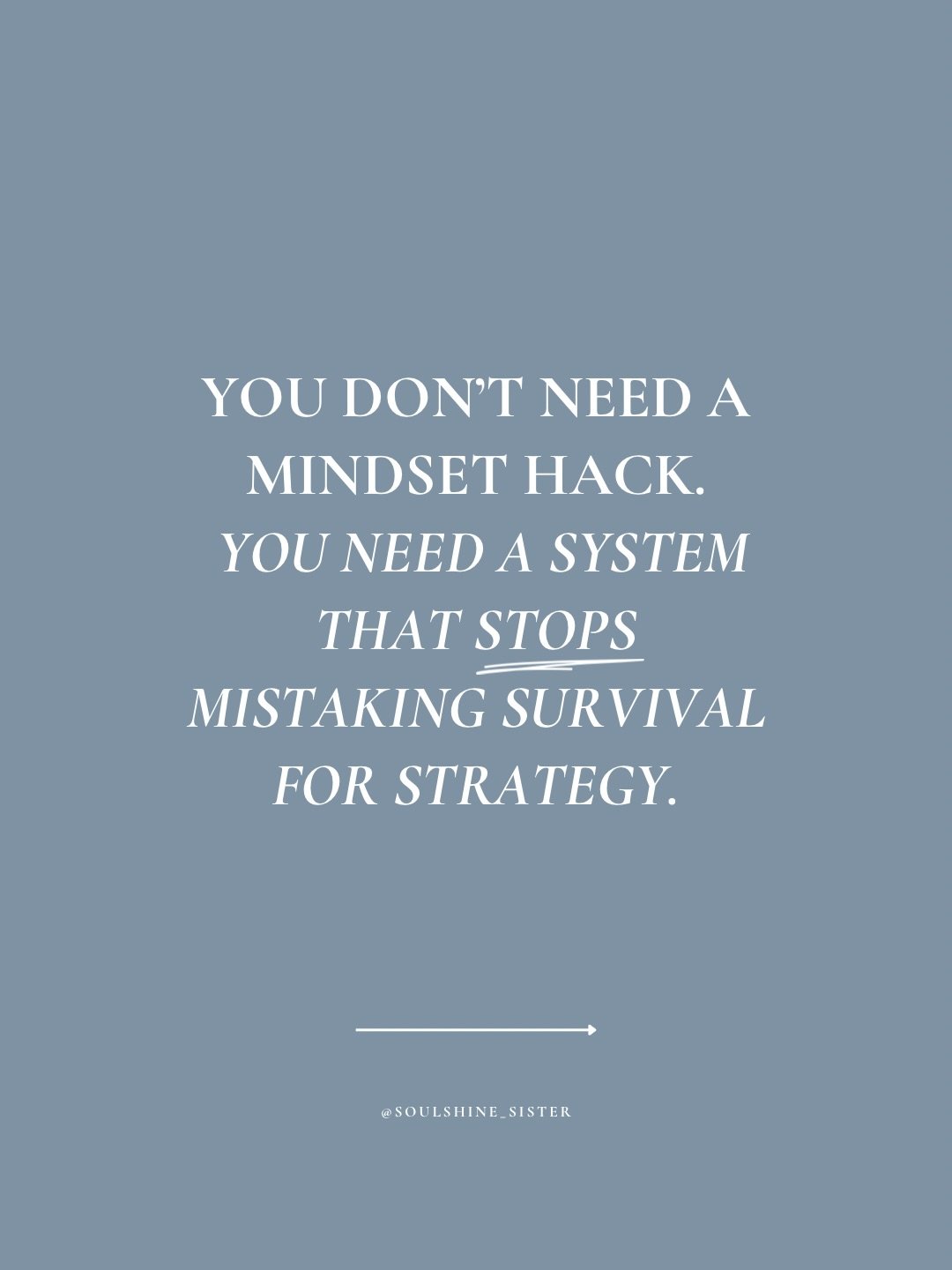You didn&rsquo;t lose your spark.

You just learnt success was built by using a system that runs on pressure.

And now that system feels is draining you.

Like you&rsquo;re holding it all&hellip; but you&rsquo;re not in any of it.

Like the fire that