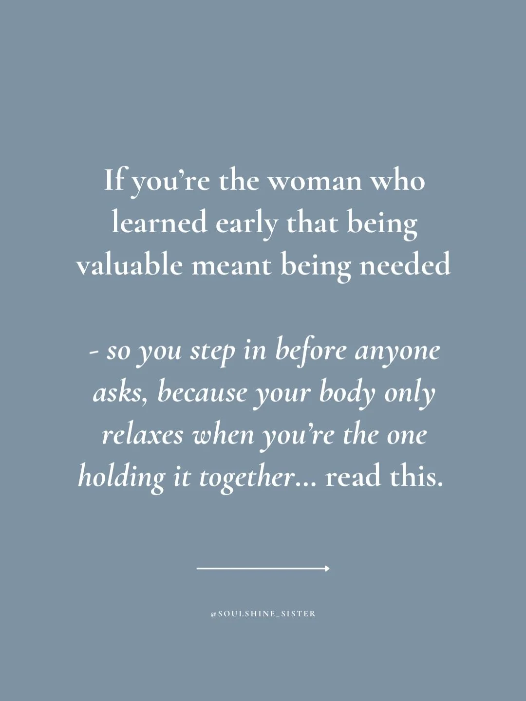 You didn&rsquo;t become &ldquo;the capable one&rdquo; because you love pressure.

You became her because somewhere early on, your body learned that &ldquo;If I hold it together, everything stays safe.&rdquo;

So now you step in before anyone asks.
No