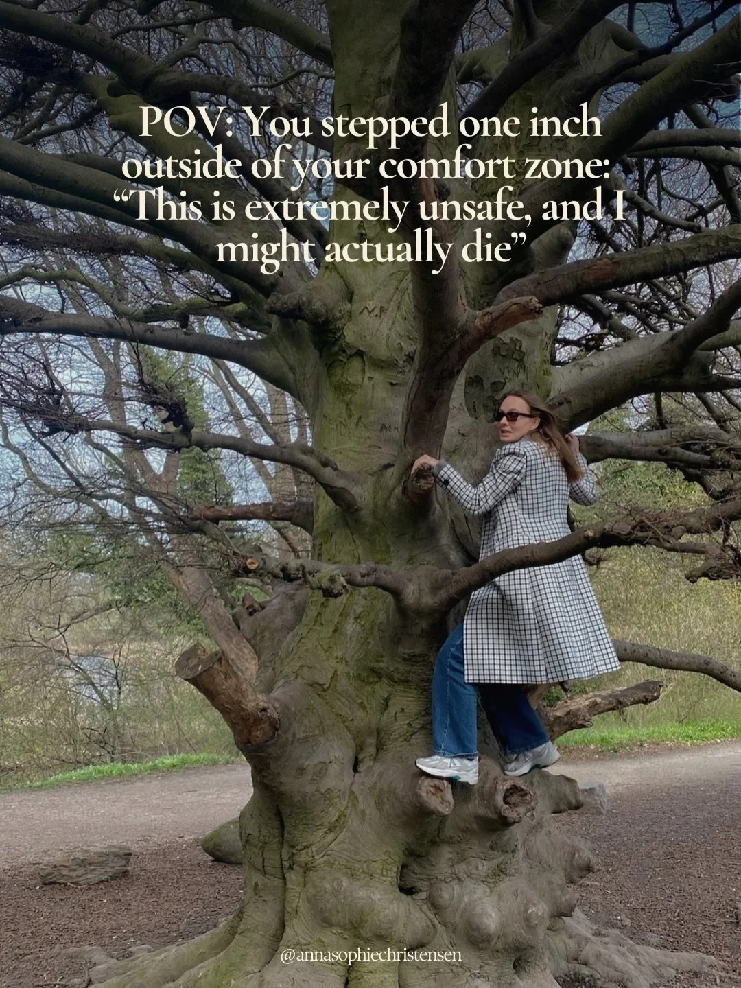 A big thanks to my sister for taking these amazing photos of me&hellip;

apparently becoming more of yourself can sometimes look like chaos, questioning the plot, discomfort and still somehow arriving where you where meant to.

And honestly? That mig