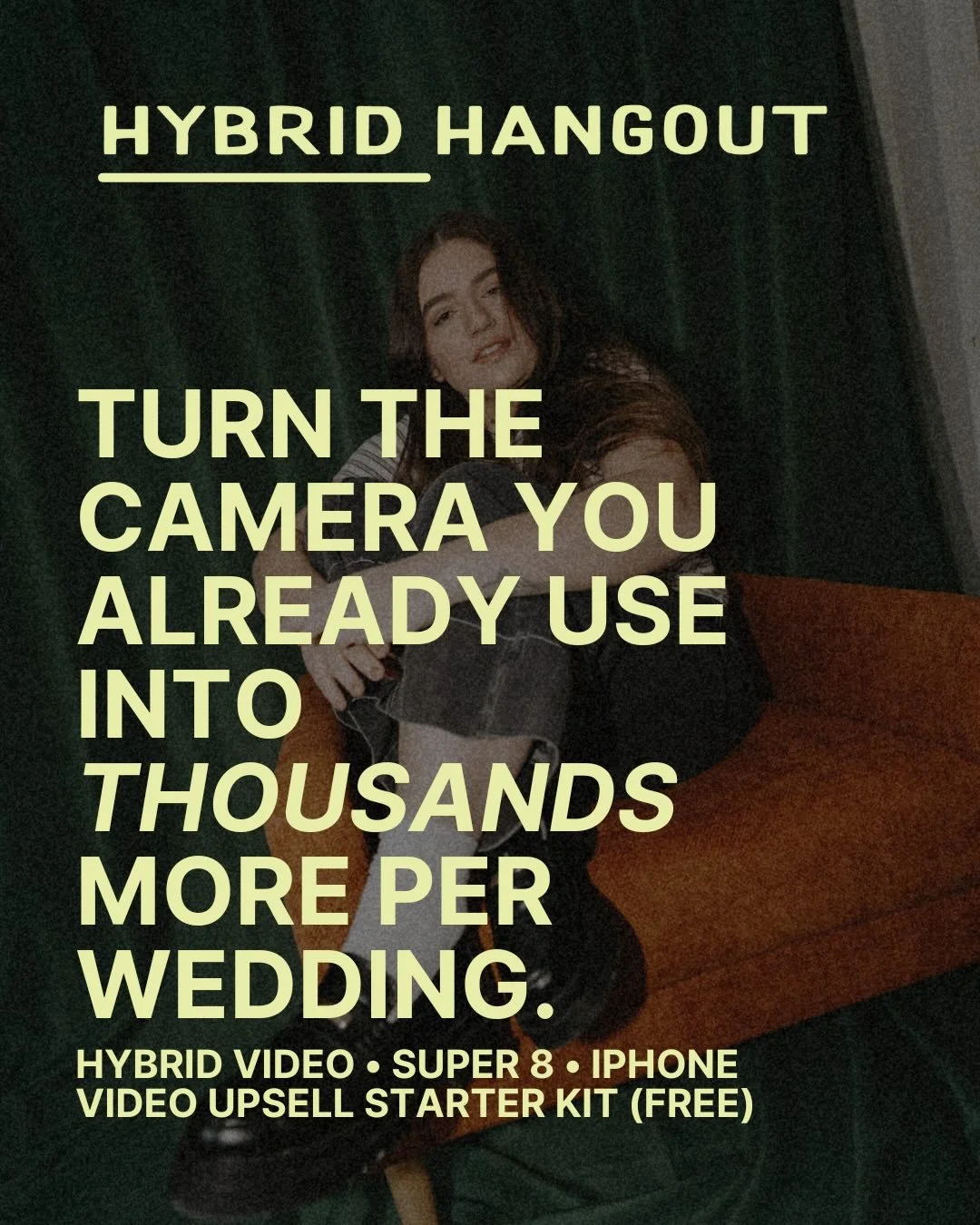 Imagine being booked out&hellip; and still underpaid. That&rsquo;s what &ldquo;photo only&rdquo; is doing to you. You&rsquo;re not &ldquo;not ready&rdquo; to offer video, you&rsquo;re just choosing to leave thousands of dollars on the table because y