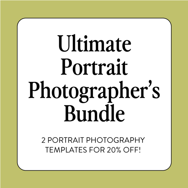 portrait photographer blog bundle